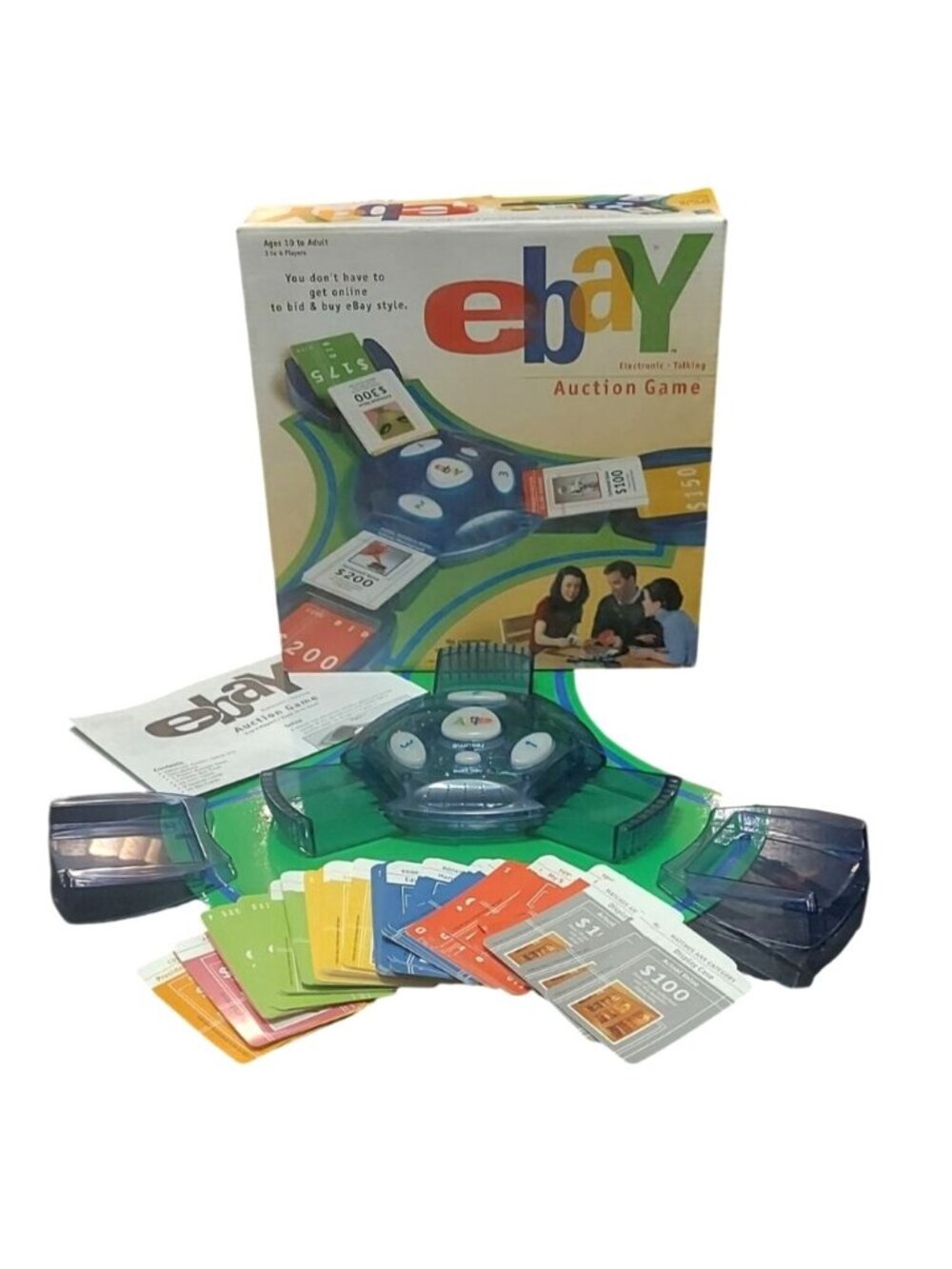 eBay Electronic Talking Auction Board Game By Hasbro Parker Brothers Ages 10 +